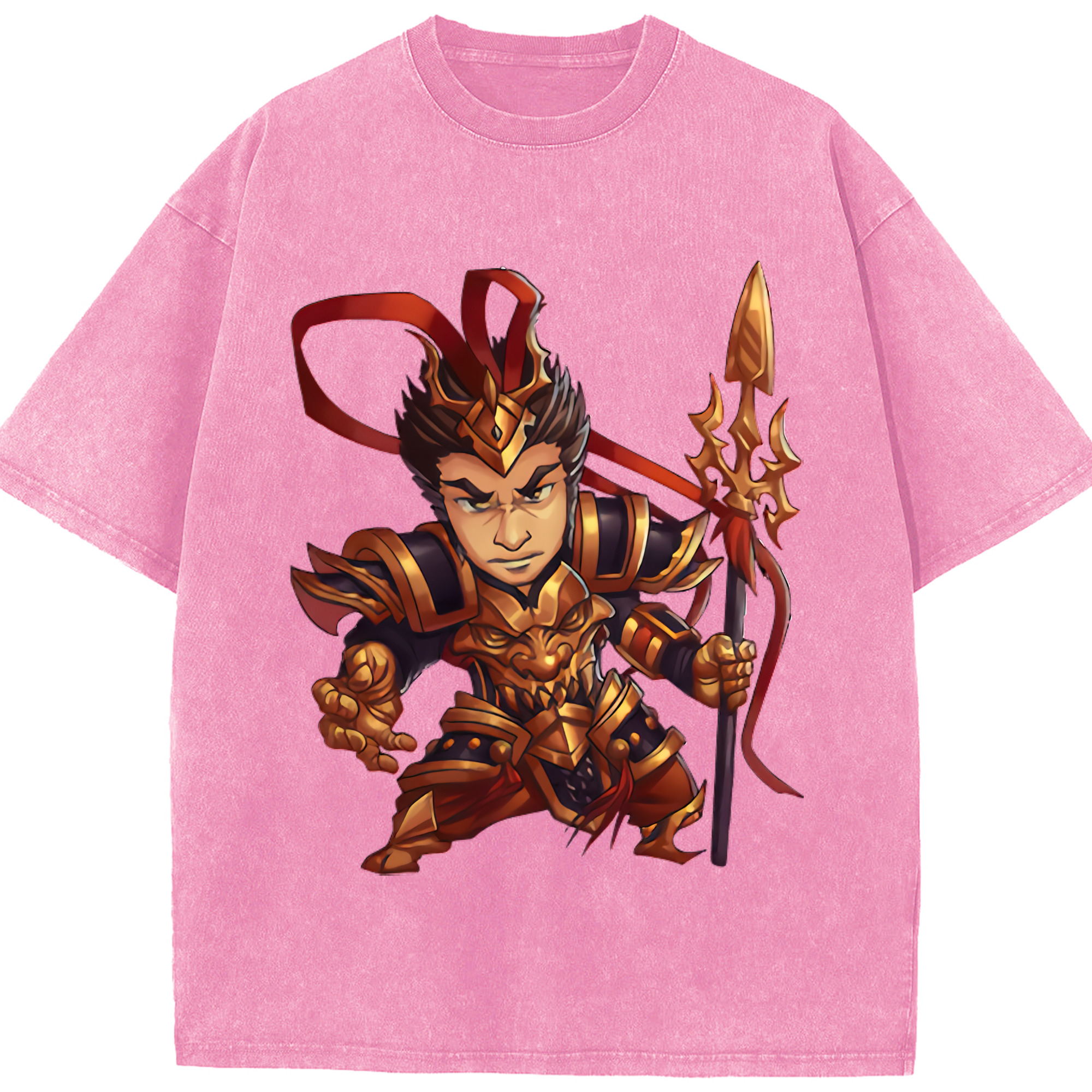 リーグ・オブ・レジェンド League of Legends LOL 綿100% ヴィンテージ風 半袖Tシャツ（フロントプリント）